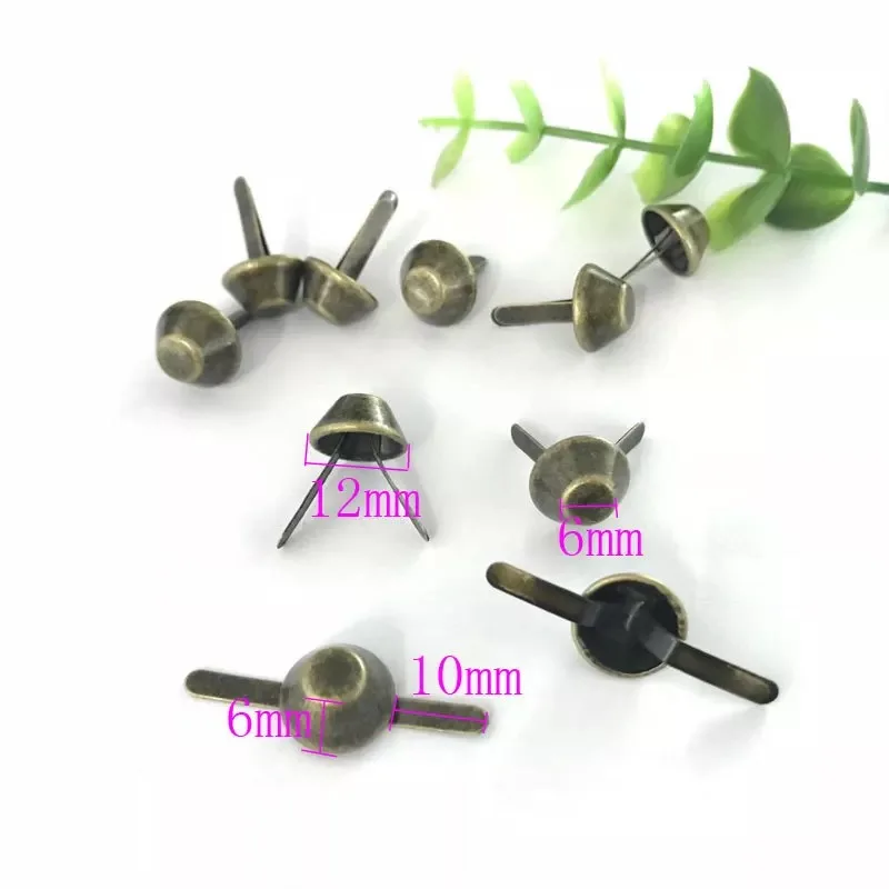 YK 1183 Nickel-Free Decoration Brass Spike Stud, Metal Revits/Snap Nails For Bags