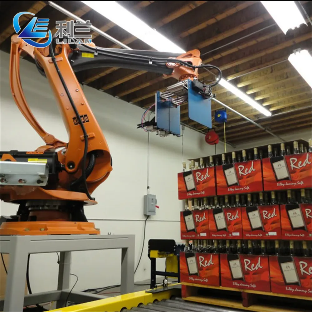 Робот поддон, штабелеукладчик для коробки и бутылки пакеты