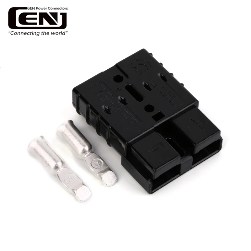 50A power connector with handle dust cover battery connector