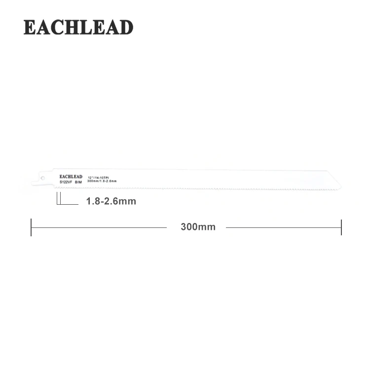 Electric Reciprocating saw accessories Reciprocating saw blades Code S122VF 14-10tpi cut wood with nails/metal
