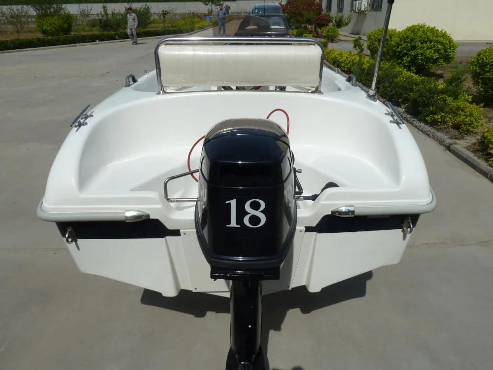
Factory fiberglass fishing yacht with motor 