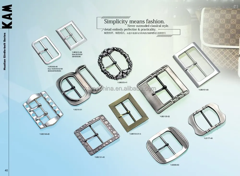 Nickel Free Kam Garment Accessories women alloy belt buckle