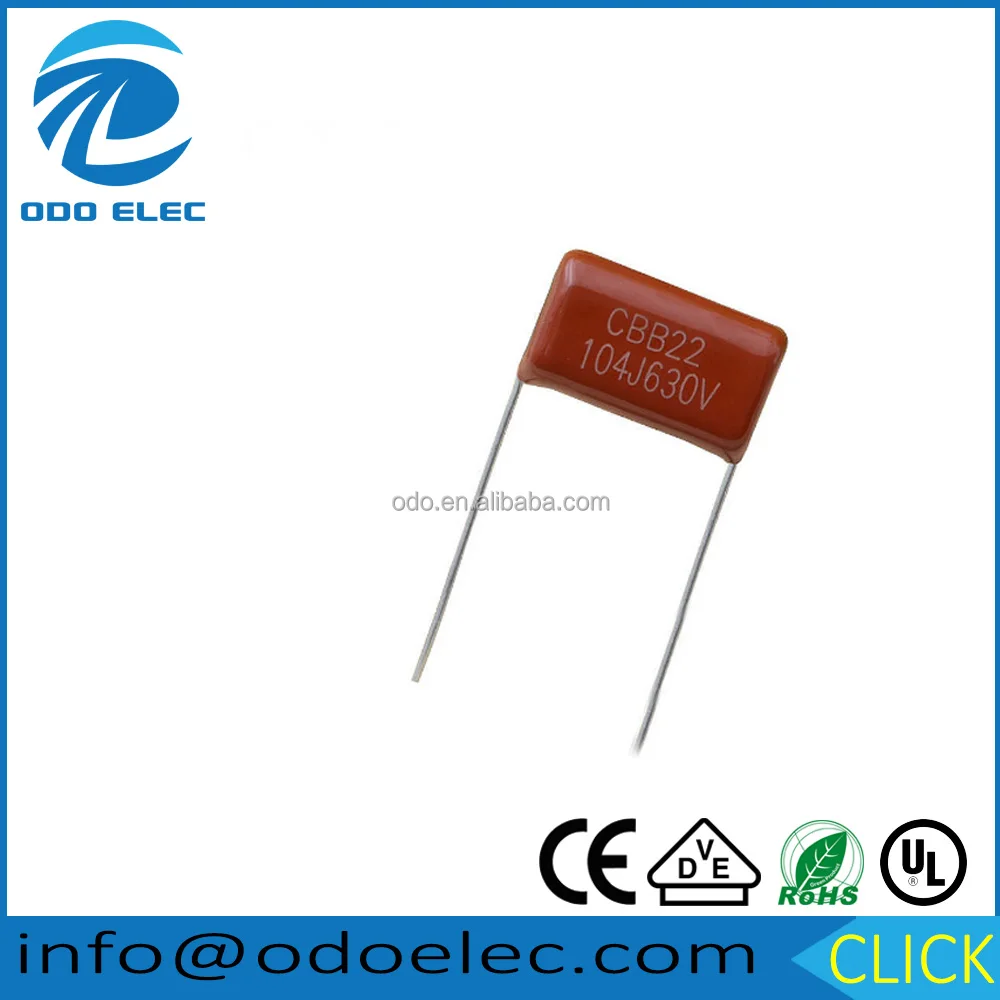 0,1 мкФ 400V Металлизированный Полипропиленовый пленочный конденсатор 104J 100NF 400V