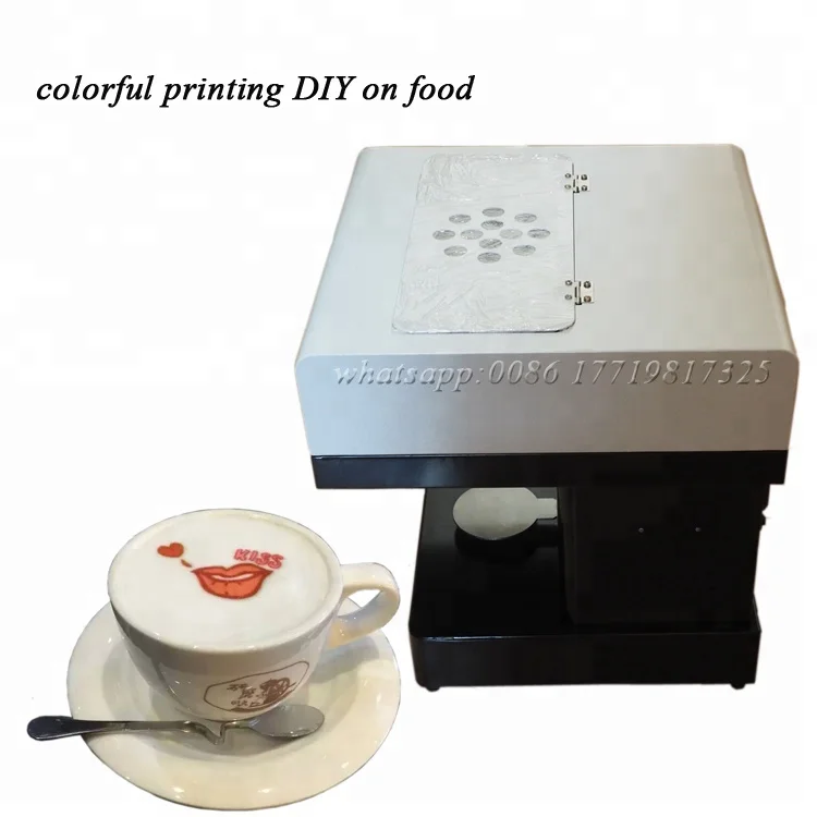 OEM Professional used Commercial industrial Edible Food 3D coffee Printer with multicolor