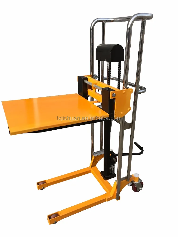 Lightweight Hand Pallet Stacker 400kg Load Capacity