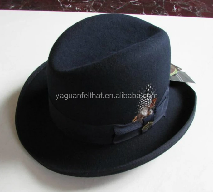 China factory YAGUAN wholesale wool felt bowler derby hat .top hat .president hat