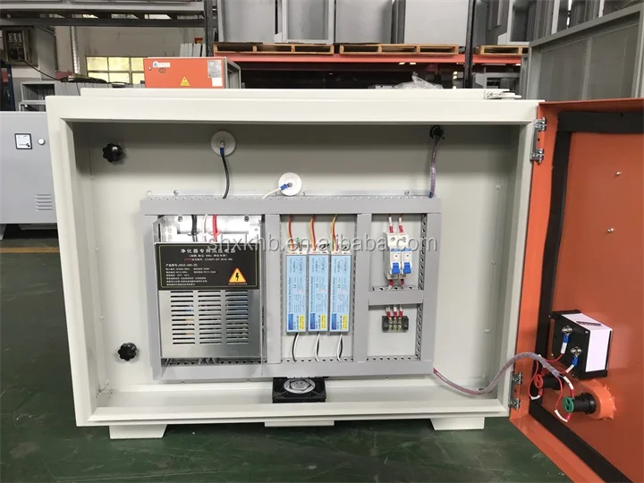Xukang кухонное оборудование для очистки дыма hvAC, B30 кухонный очиститель дыма для барбекю, очиститель тумана масла, черный очиститель