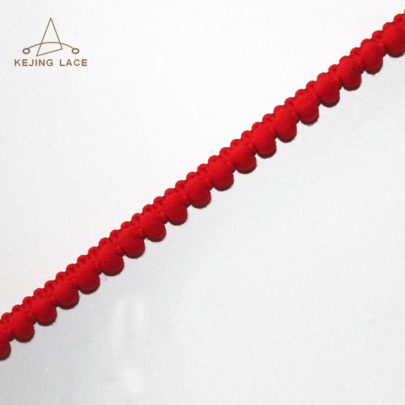 Wholesale Polyester Mini Pom Pom Trim Fringe Ball Trim