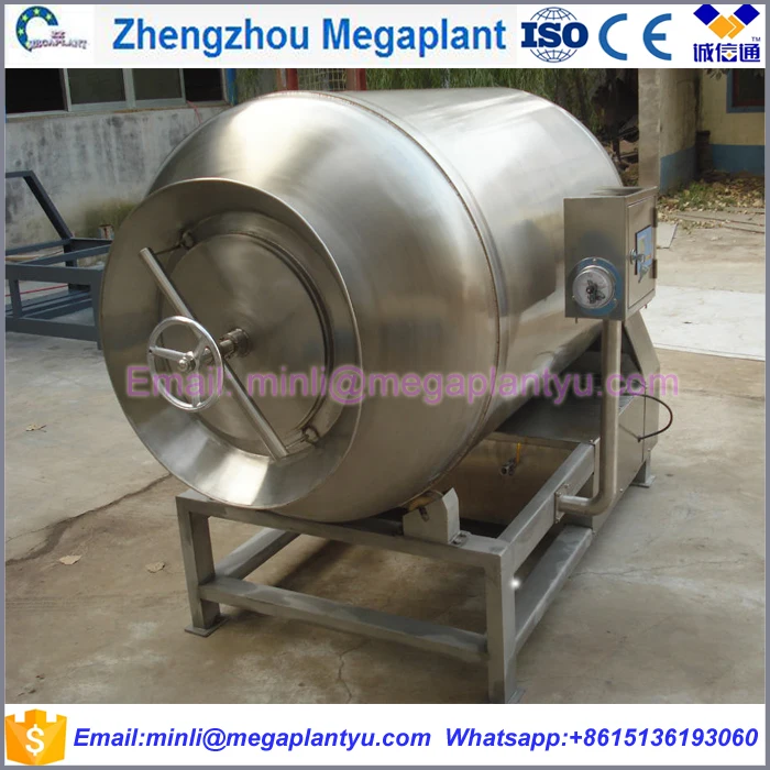 Stainless steel meat chicken vacuum tumbler mixer machine for sale