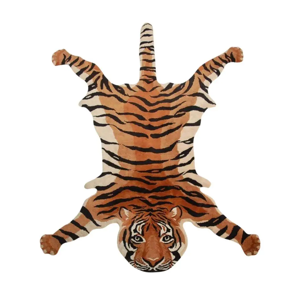 Tiger Skin Hand Tufted Rug and King Of The Forest Carpet