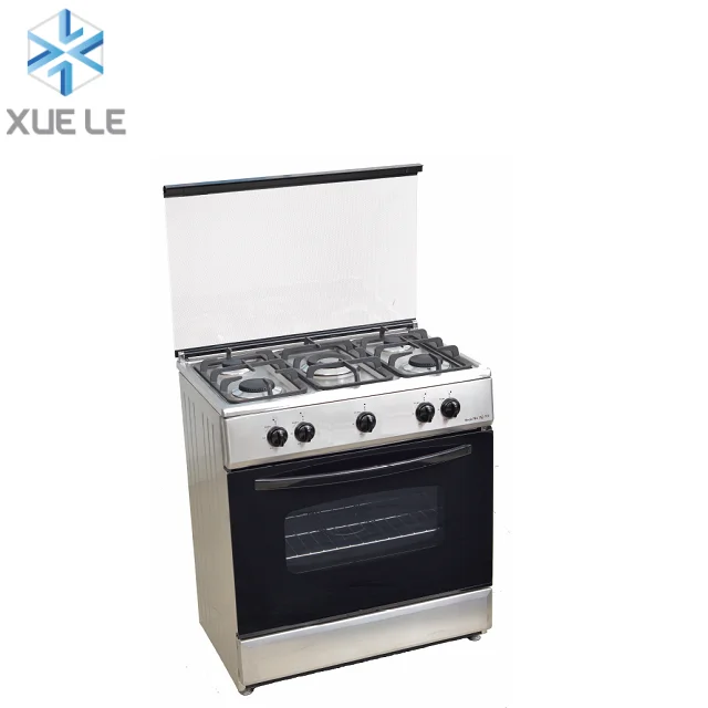 
5 Burner Free Standing Gas Cooker Cooking Range Pizza Oven 