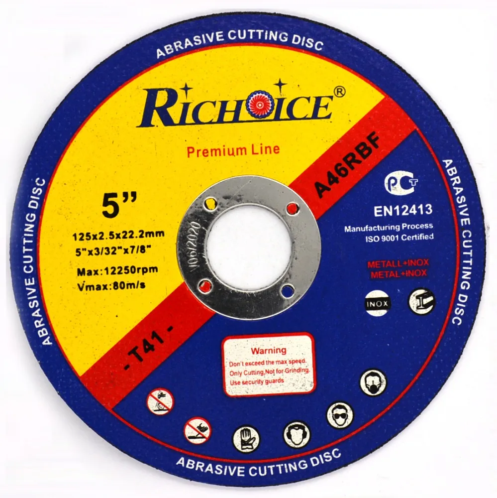 High quality cutting discs for metal and stainless steel stone