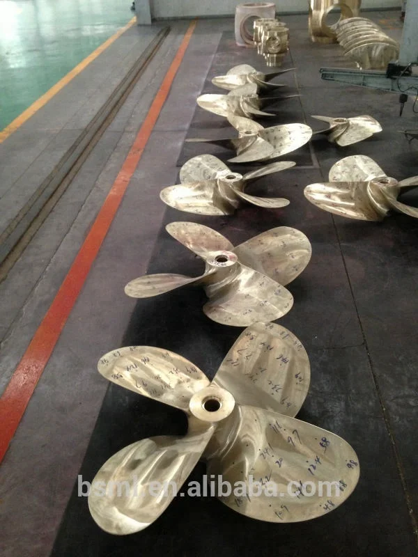 
4 blade bronze copper marina helice 