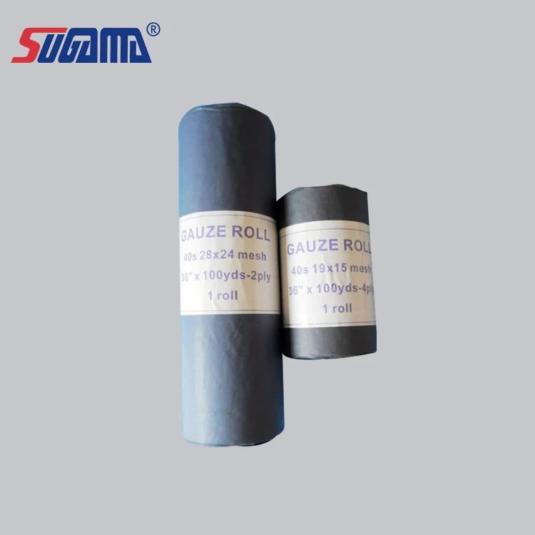 CE ISO certificated cotton medical gauze roll absorbent gauze roll