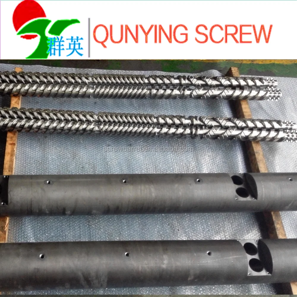 parallel twin screw barrel for plastic extruder Kabra Machine