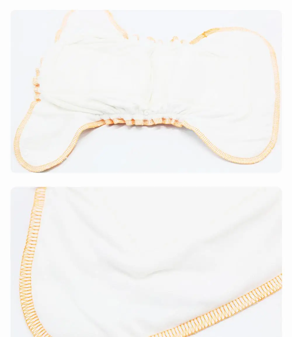 Happyflute Soft Waterproof fabric cloth diapers babies washable AIO newborn bamboo cotton diaper free sample