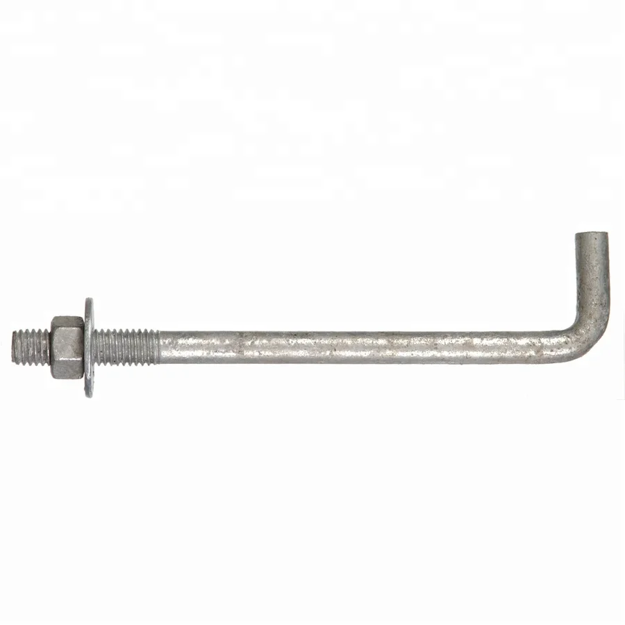ASME B 18.31.5 Hook Bolts Right Angle Bend L shaped Foundation Anchor bolt