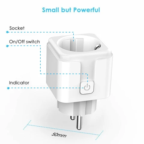 EU standard smart plug electric home plug wifi plug