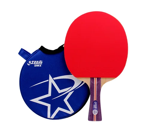 Cheap DHS 1002 1006 pips-in Rubber 1 Star Set Ping Pong Bat Racket table tennis paddle