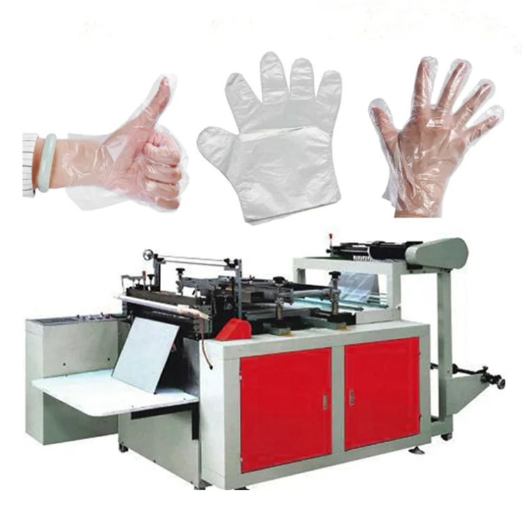 Factory Price Disposable Polyethylene Plastic Film Glove Making Machine