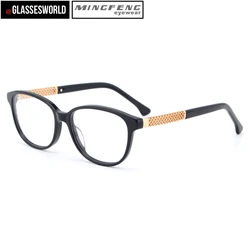 Custom fashion acetate glasses frame and optical eyeglasses M2117