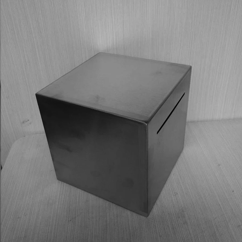 Creative gift doyuin the same paragraph of stainless steel piggy bank 200*200*200