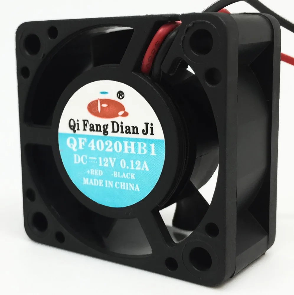 Тихий маленький бесщеточный вентилятор постоянного тока 5 в 12 В 24 высокой скорости 40 мм 4 см 40x40x20