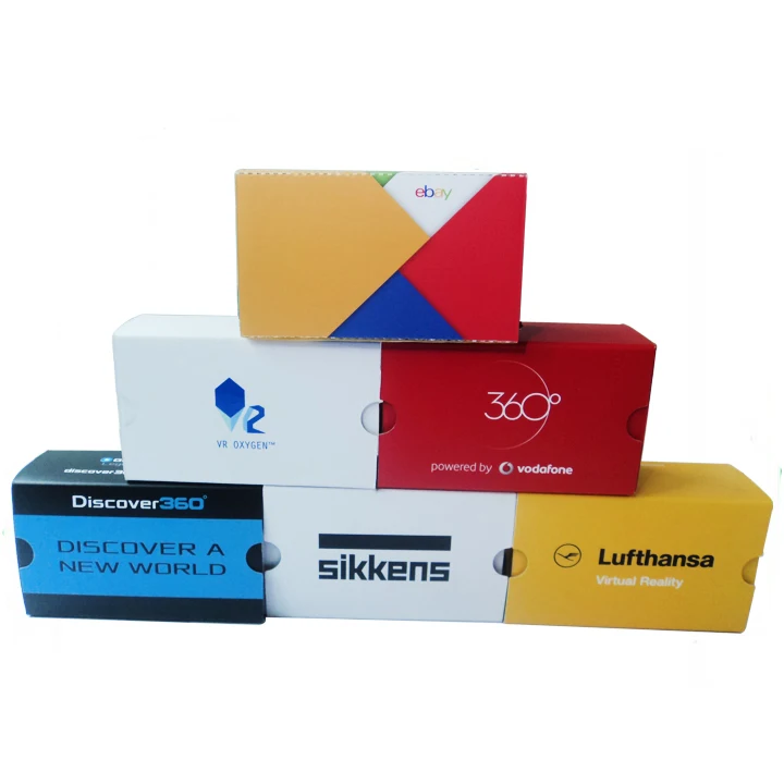 2021 Custom VR viewer virtual reality cardboard vr 3d glasses vr headset