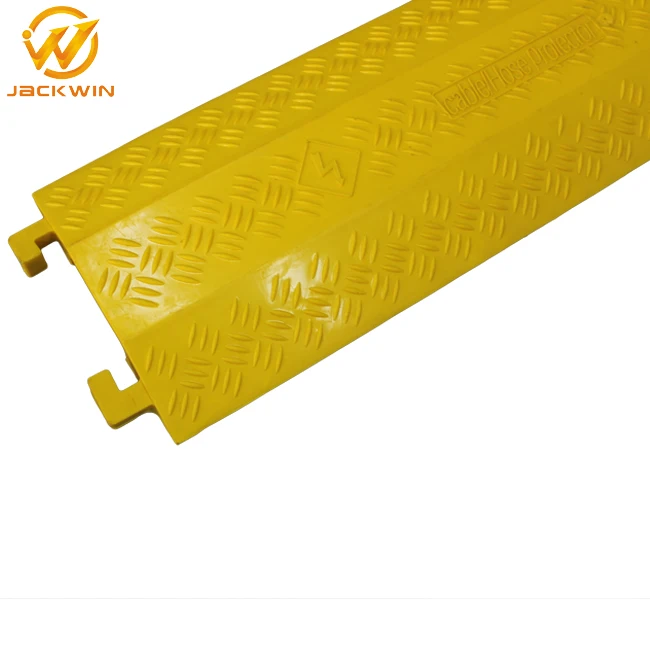 Heavy Duty  Drop Over Cable & Hose Protector Ramp Covers Wires in High Traffic Areas