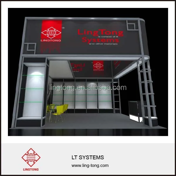 customized exhibition stand for display with 0ctanorm system