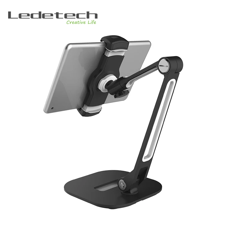 New hot foldable adjustable metal plate aluminum arms car aluminium bracket bed kitchen car mobile phone tablet pc holder