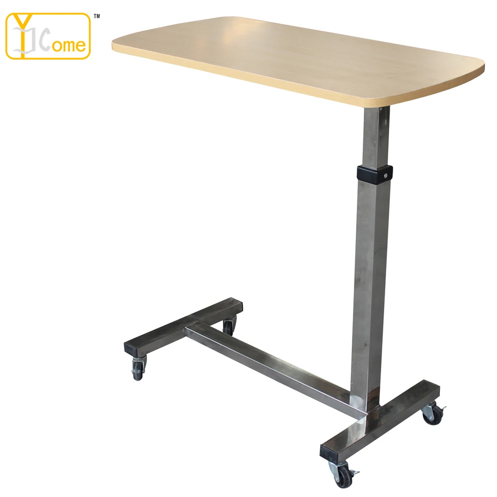 medical furniture hospital over bed table medical adjustable table