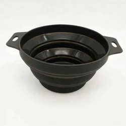 Портативный пищевой складной силикона собачья миска