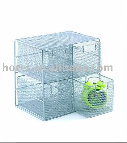 
Metal mesh drawer cabinet 