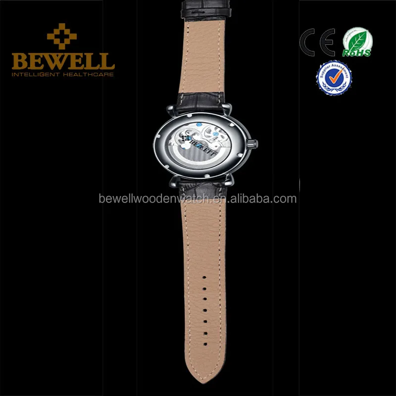 Unisex wrist watches full automatic luxury design moon phase visible movement mechanical watch