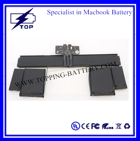 
UL CE Rohs FC original battery for apple macbook pro A1437 11.21V 74wh laptop battery -Perfect quality 
