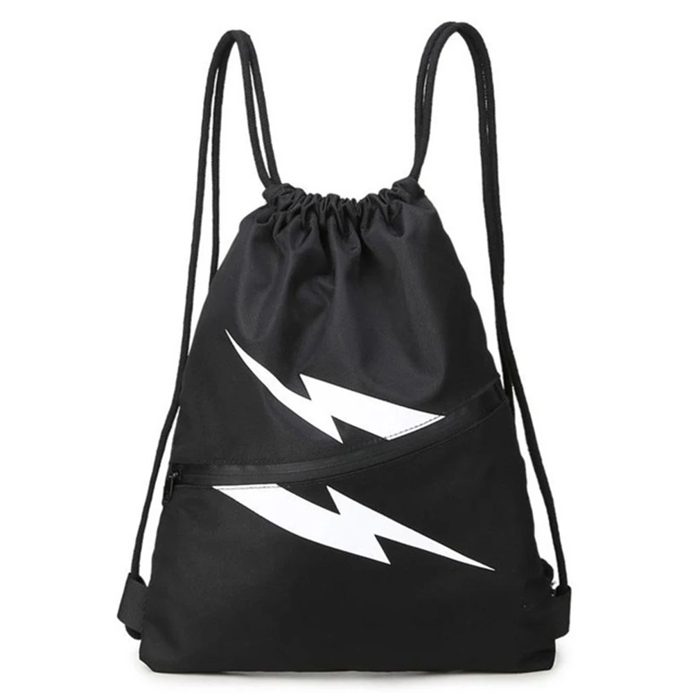 cheap custom gym bag 190T polyester drawstring bags