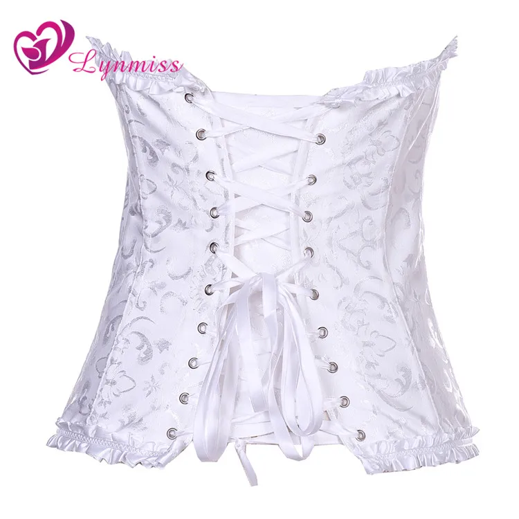 LYNMISS wholesale waist abdomen slimming 6 colors Court corset satin corset