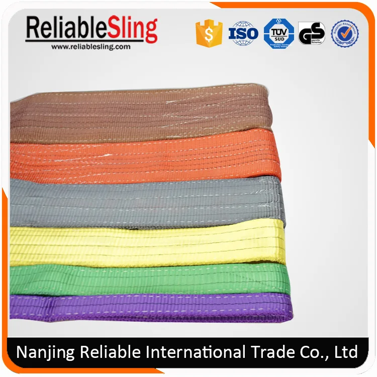 Abrasion Resistant Certified 6 Ton Crane Lifting Belt