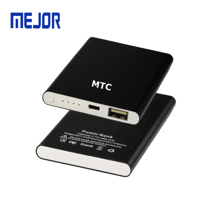 Slim USB power banks 10000mah external cell phone powerbank 2A fast 20000mah portable charger