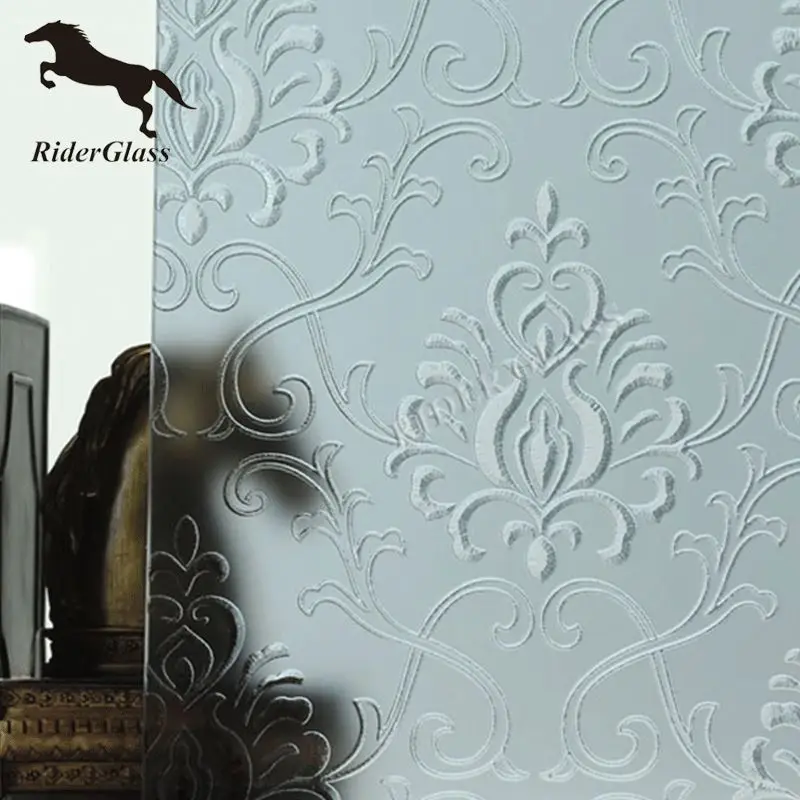 3.5/4/5/5.5mm CE & ISO9001 Accredited Clear Flora Figured Glass