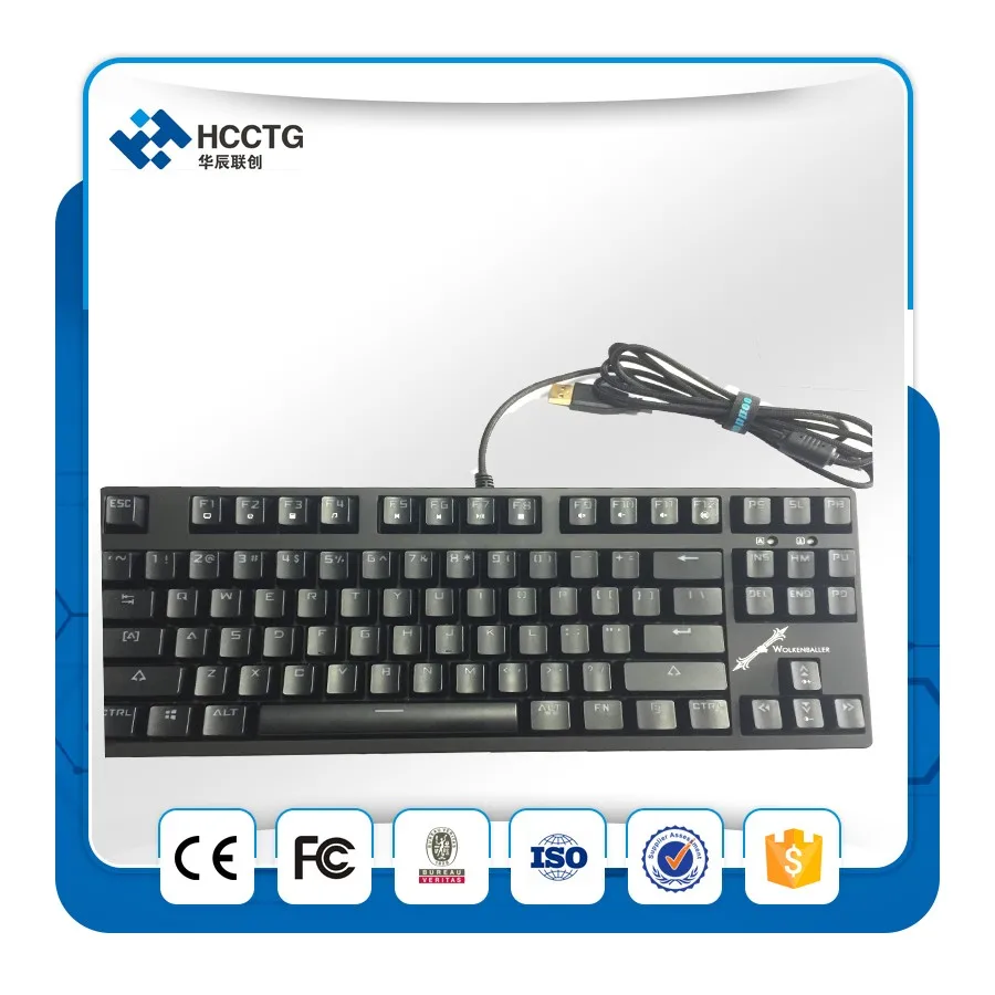 Лазерная система безопасности контроллера клавиатуры механическая HGK87 с дешевым ценой