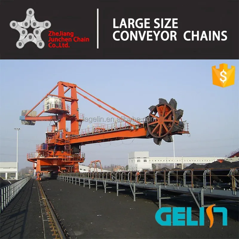 
OEM nonstandard custom chain Bucket wheel type stacker reclaimer conveyor chain 