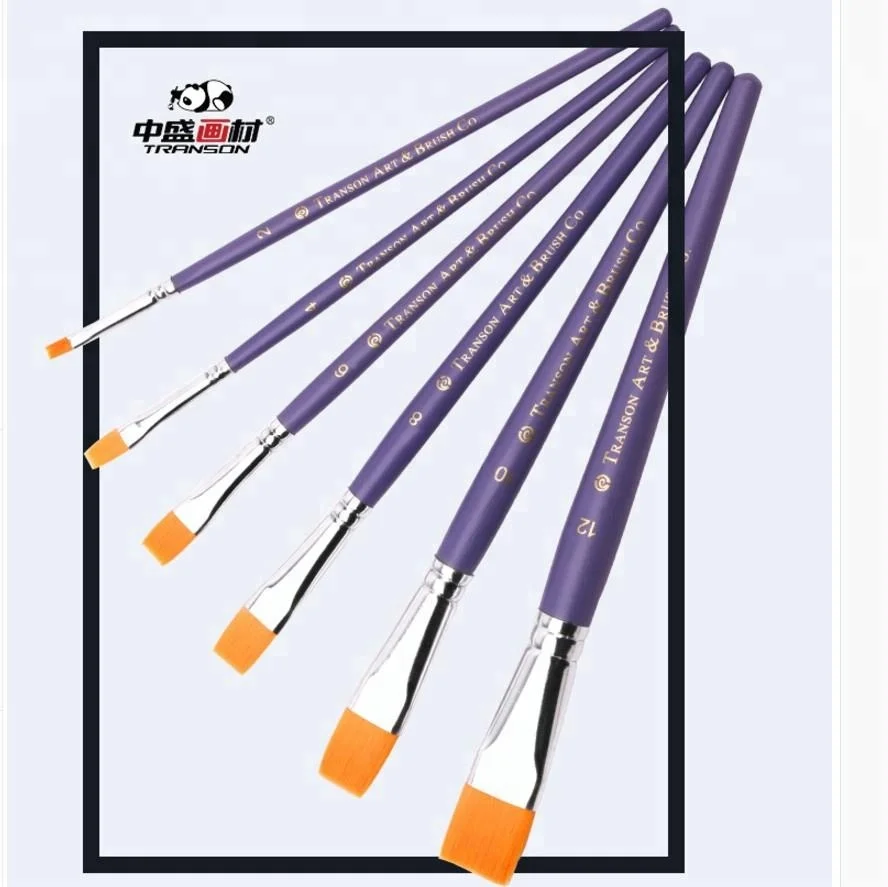 Профессиональные Нейлоновые кисти для волос Transon 810, оптовая продажа, художественная кисть