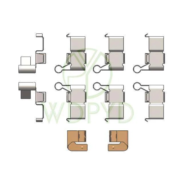 Комплект фитингов тормозных колодок 0441238000 0494726040 для TOYOTA HIACE системы AISIN переднего суппорта 109-1238 24159