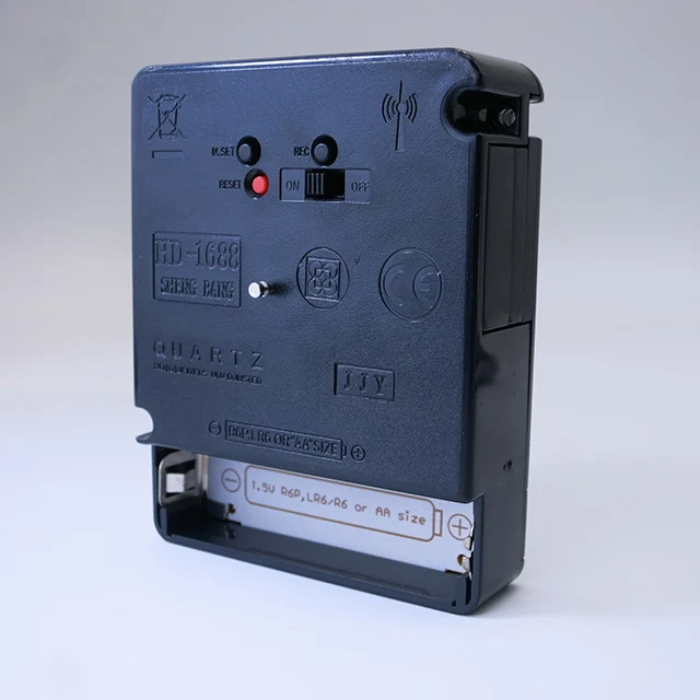 HD1688 JJY version Japan code radio controlled quartz sweep clock movement