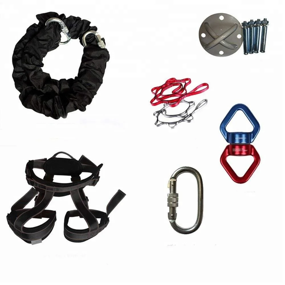 
High Strength Aerial Exercise Fitness Bungee Cords Resistance Training 