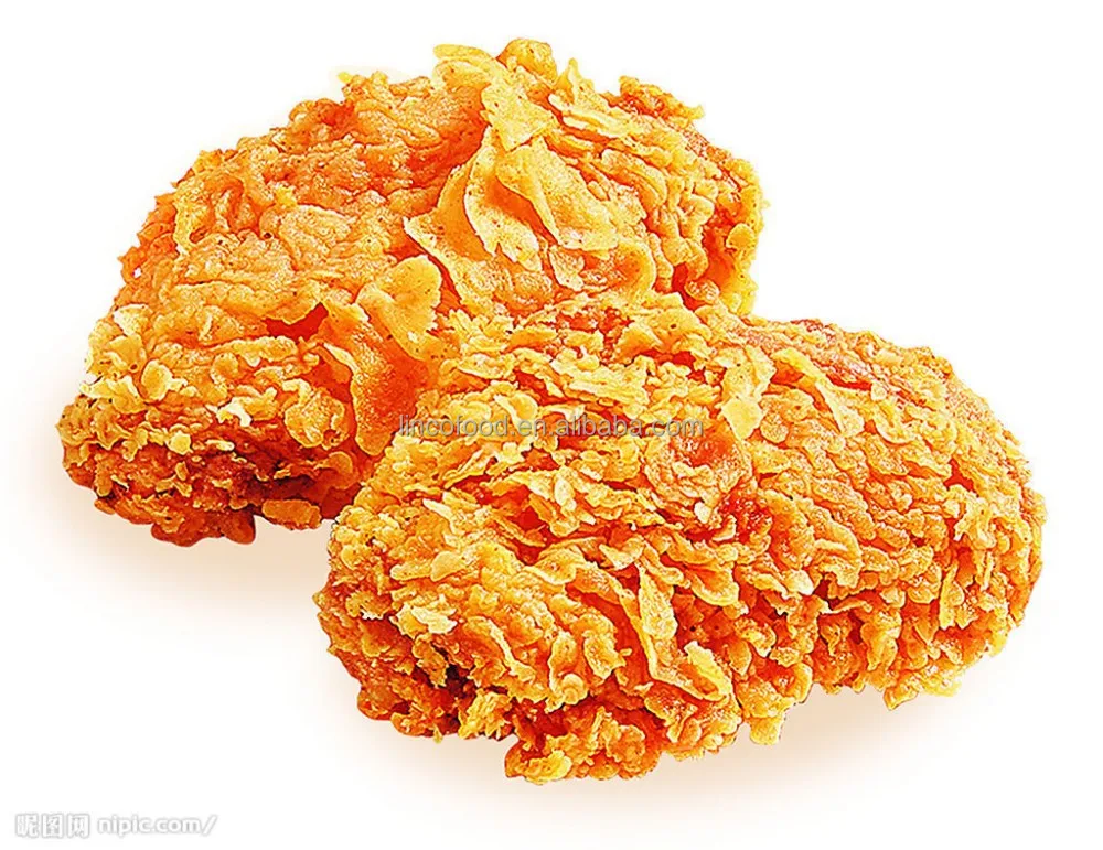 Жареная курица, маринованная приправа, порошок