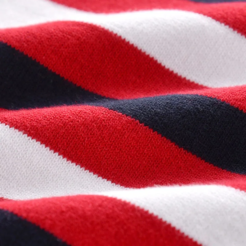 Европейский популярный дизайн контрастных цветов в полоску, китайская детская одежда, Детские модели для мальчиков