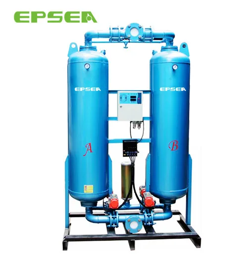 traditional style twin tower desiccant adsorption compressed air dryer
